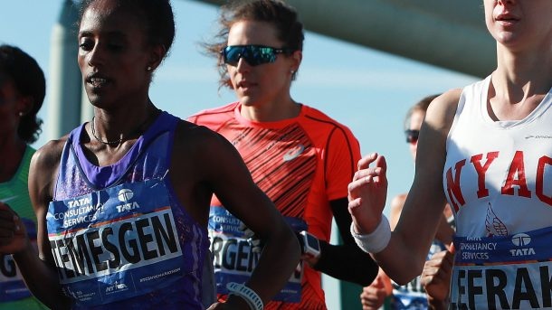 Ghirmay Ghebreslassie y  Mary Keitany Ganan el Maratón de Nueva York.
