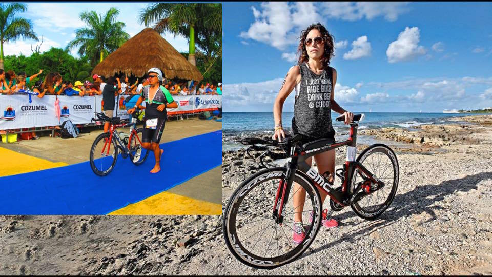 2 Ironmans Al-limite por realizar todas las ediciones en Cozumel.